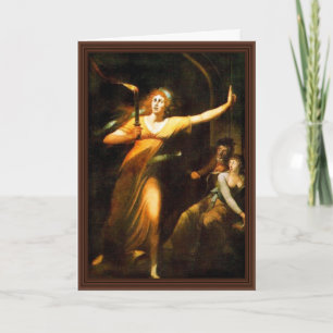 The Sleepwalking Lady Macbeth By Füssli Johann He Card