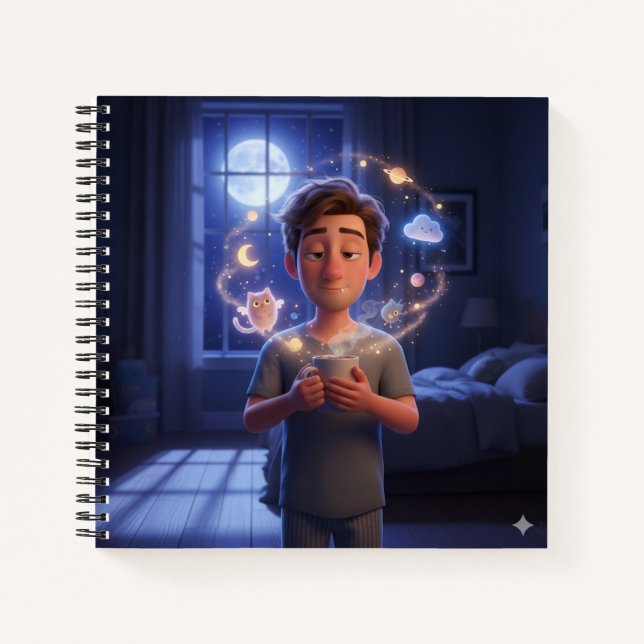 The Sleepy Dreamcatcher Notebook (Front)