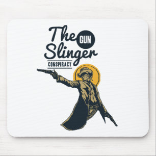 the slinger gun conspiracy mouse pad