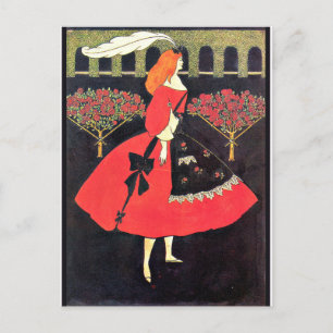 The Slippers of Cinderella by Audrey Beardsley Postcard