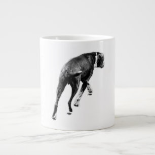 The Slow Pivot – B&W Motion Study Large Coffee Mug
