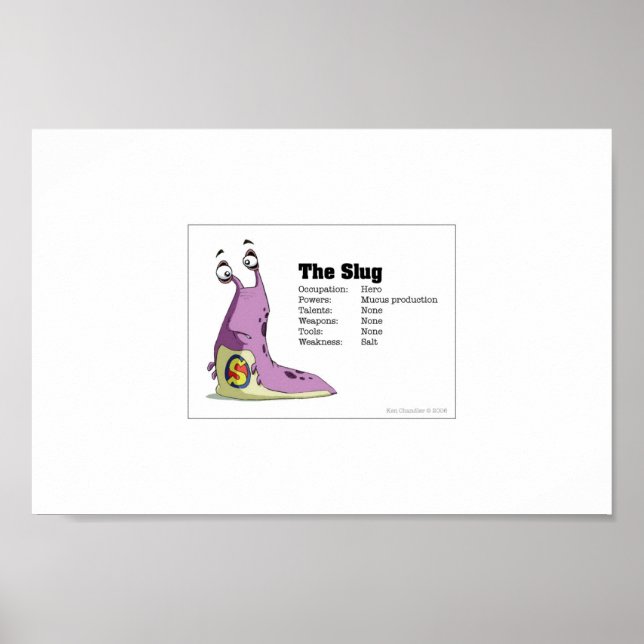 The Slug: Hero Profile Poster (Front)