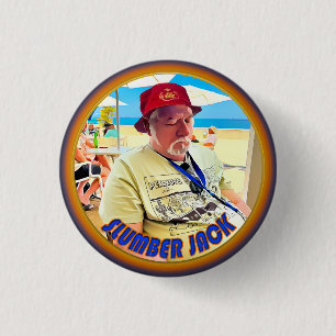 The Slumber Jack 1 Inch Round Button