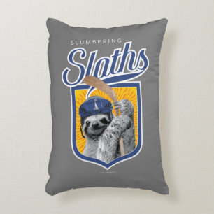 The Slumbering Sloths (Hockey Team) Accent Pillow