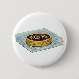 The Small Cake Said Eat Me, So Alice Did! 2 Inch Round Button