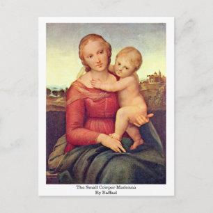 The Small Cowper Madonna By Raffael Postcard