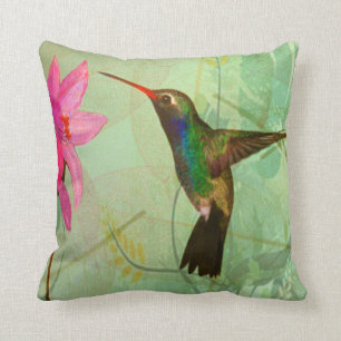 The Smallest Bird in the World Throw Pillow