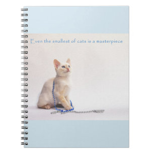 The Smallest of Cats Notebook: Farrah Notebook