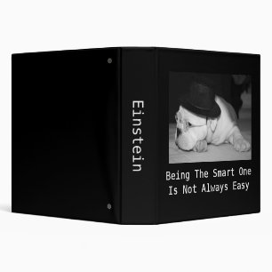 "The Smart One"...English Bulldog Puppy Binder