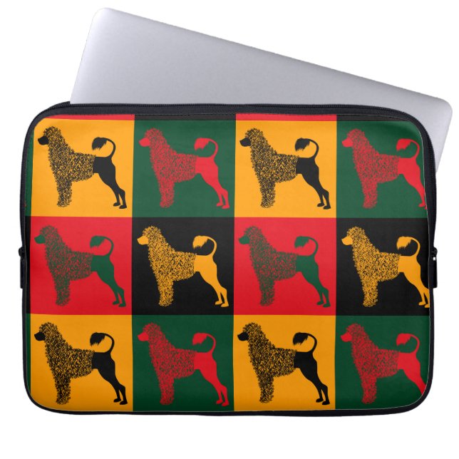 The smart Portuguese water dog  Laptop Sleeve (Front)