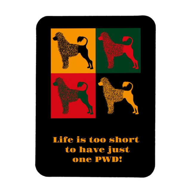 The smart Portuguese water dog  Magnet (Vertical)