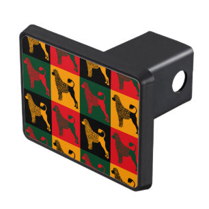 The smart Portuguese water dog Trailer Hitch Cover