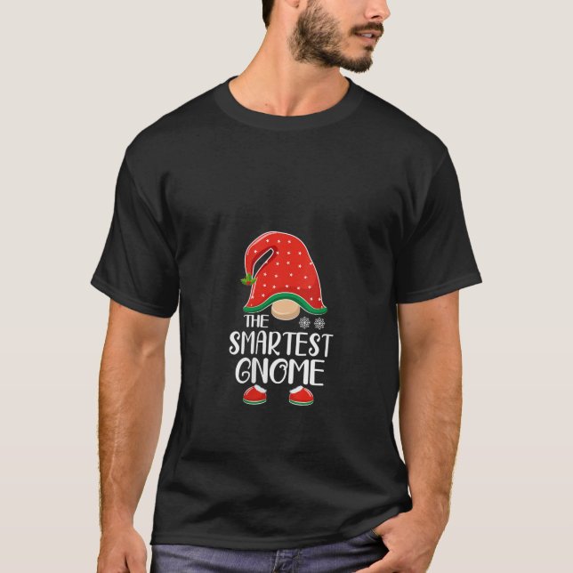 The Smartest Gnome Elf Matching Family Group Chris T-Shirt (Front)