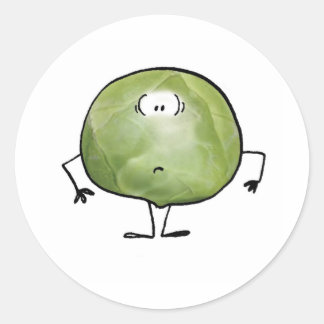 THE SMELLY SPROUT CLASSIC ROUND STICKER