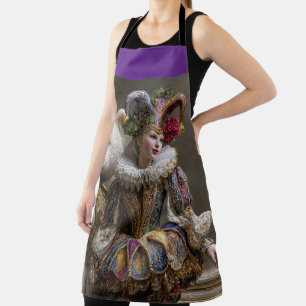 The Smile of the Arlequin and its Bear of White Pe Apron