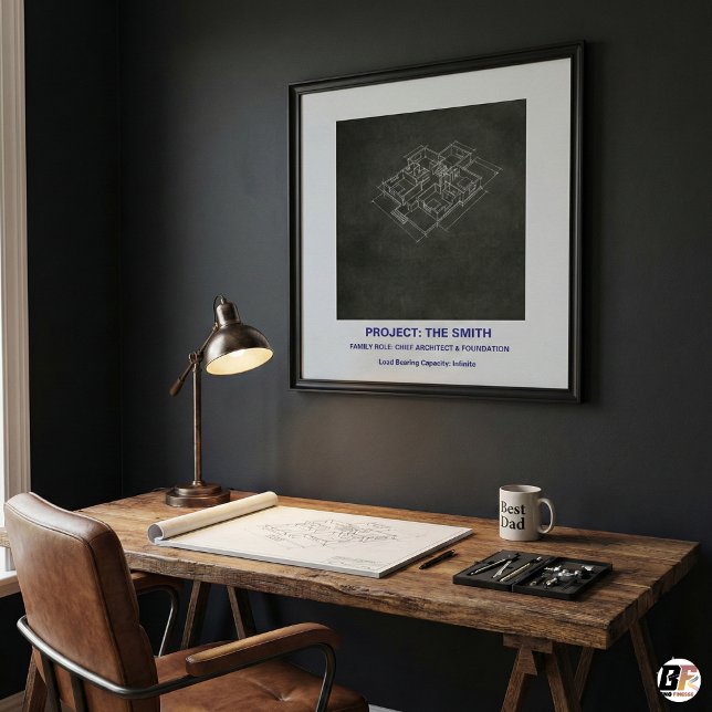 The Smith Family "Chief Architect" Blueprint Art P Poster (Creator Uploaded)