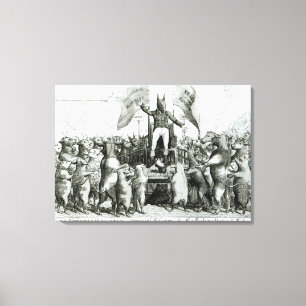 The Smithfield Parliament: Universal Suffrage Canvas Print