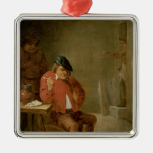 The Smoker Metal Ornament