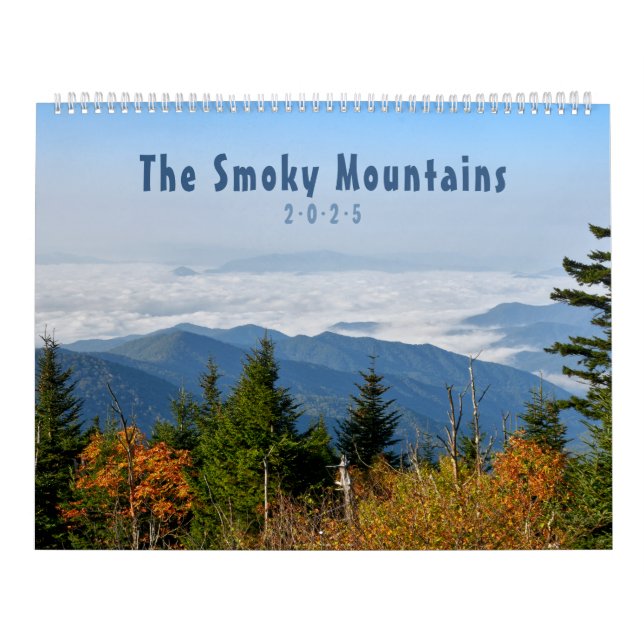 The Smoky Mountains 2025 Calendar (Cover)