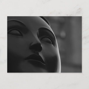 the smoothness of her - Botero statue Postcard
