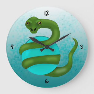The Snake Large Clock