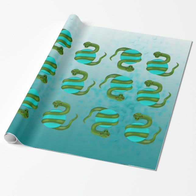 The Snake Wrapping Paper (Unrolled)