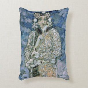 The Snow Maiden, a sketch for the Opera Accent Pillow