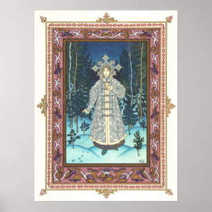 The Snow Maiden by Boris Zvorykin Poster