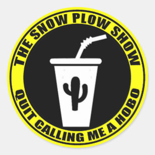 The Snow Plow Show Classic Round Sticker