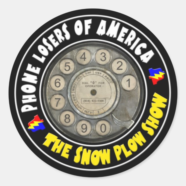 The Snow Plow Show Sticker (Front)