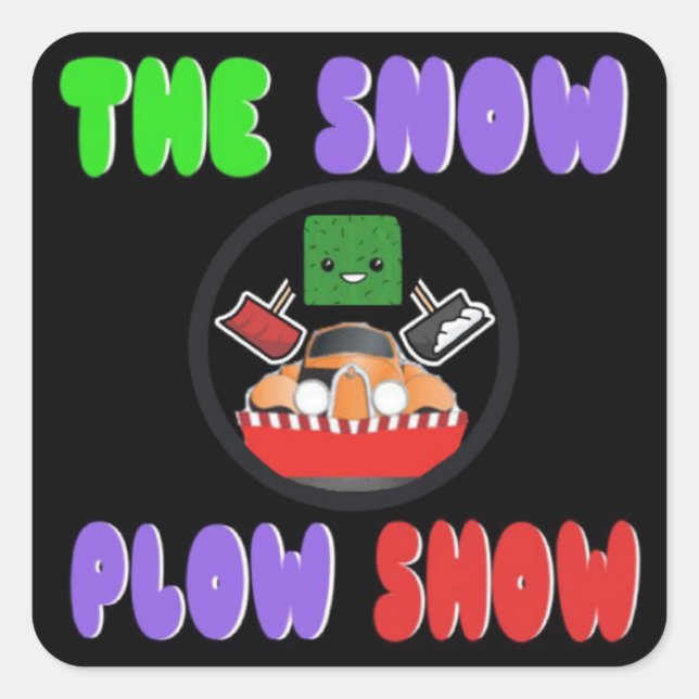 The Snow Plow Show Sticker by Jaahso (Front)