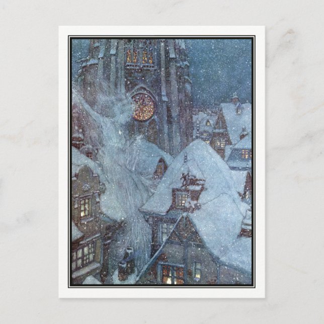 The Snow Queen by Edmund Dulac Postcard (Front)