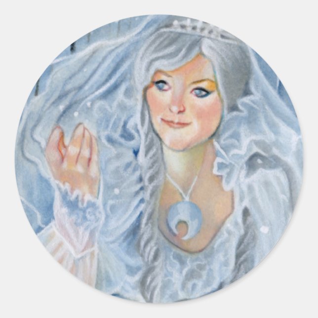 The Snow Queen Fantasy Sticker (Front)