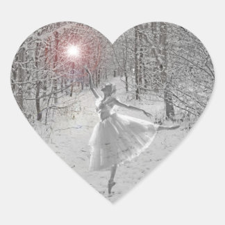 The Snow Queen Heart Sticker