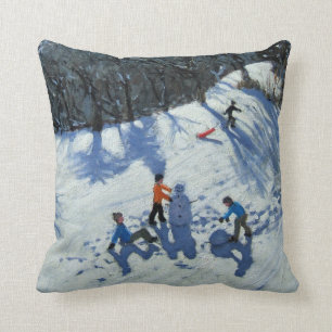 The Snowman 2 Throw Pillow