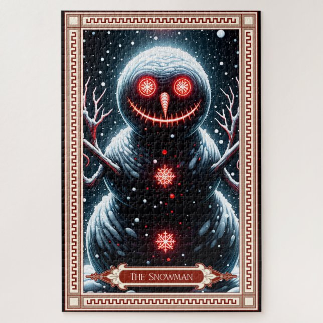 The Snowman Tarot Card Jigsaw Puzzle (Vertical)