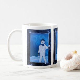 The Snowman's Escape Painting by Alfred Fox  Coffee Mug