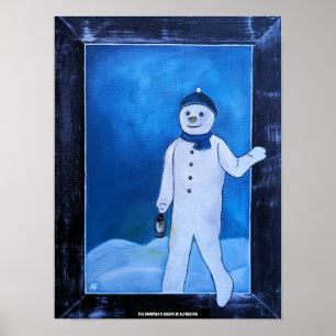 The Snowman's Escape  Painting by Alfred Fox Poster