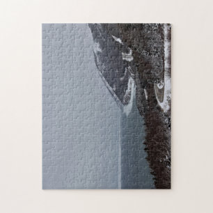 The Snowy Side of the Trail Jigsaw Puzzle