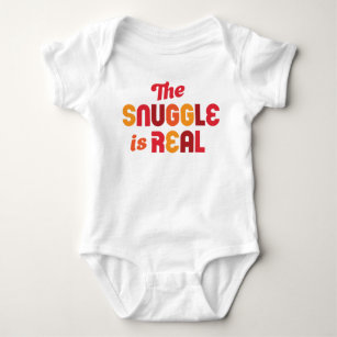 "The Snuggle Is Real" Adorable Baby & Children's Baby Bodysuit