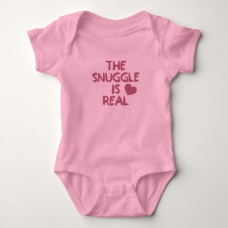 The Snuggle Is Real Baby Bodysuit