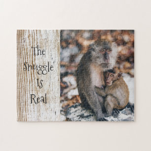 The Snuggle Is Real Personalized Puzzle