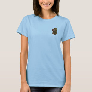 The Snuggle is Real Teddy Bear and Heart T-Shirt