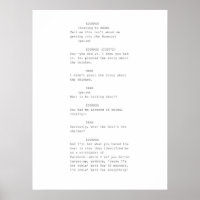 The Social Network  screenplay scene