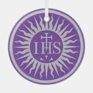 The Society of Jesus - Jesuit Glass Ornament