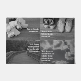 The Socks That Mom Folds - Laundry Room Mat