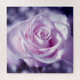 The Softest Pink Rose Jigsaw Puzzle