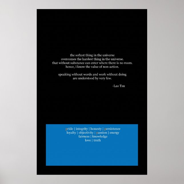The softest thing in the universe poster (Front)