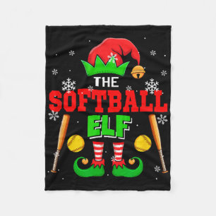 The Softll Christmas Elf Hat Shoes Matching Player Fleece Blanket