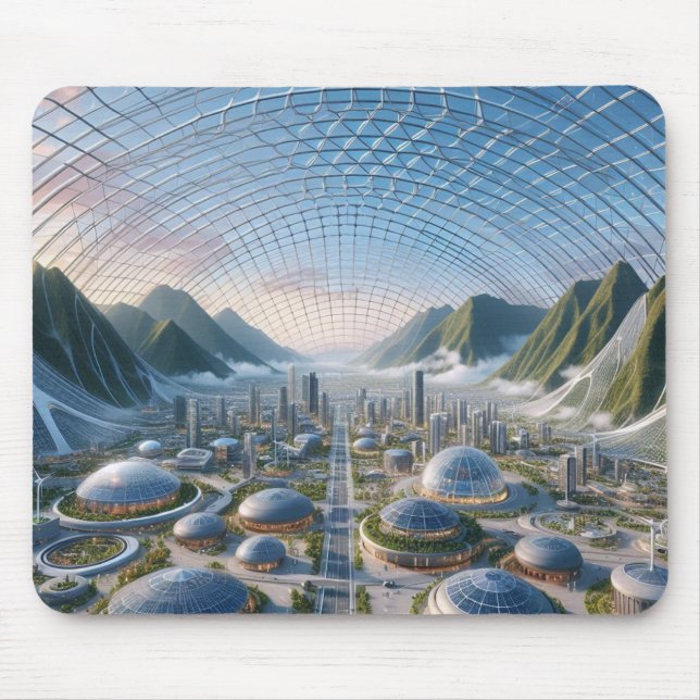 The Solar Dome Metropolis Mouse Pad (Front)